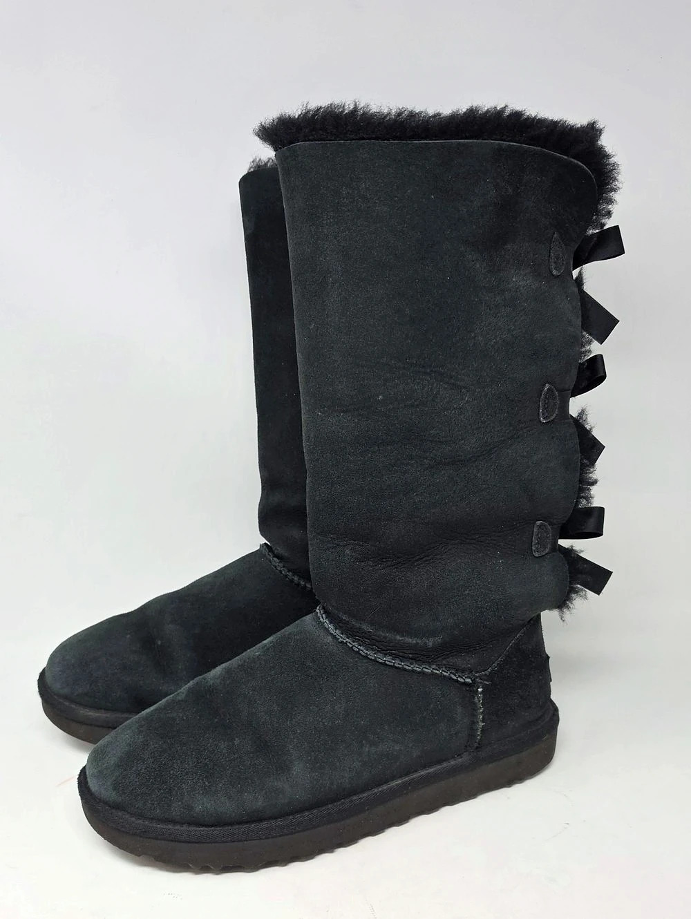 UGG Classic Tall Bow Tall Bow Boots Black US 9